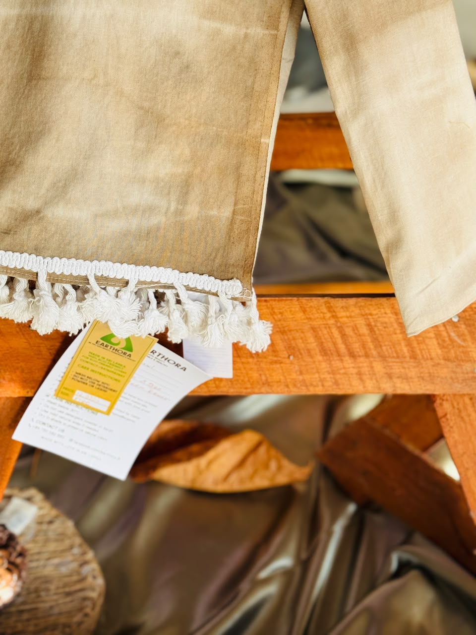 Earthora Neem Eco Tie & Dye Cotton Shawl