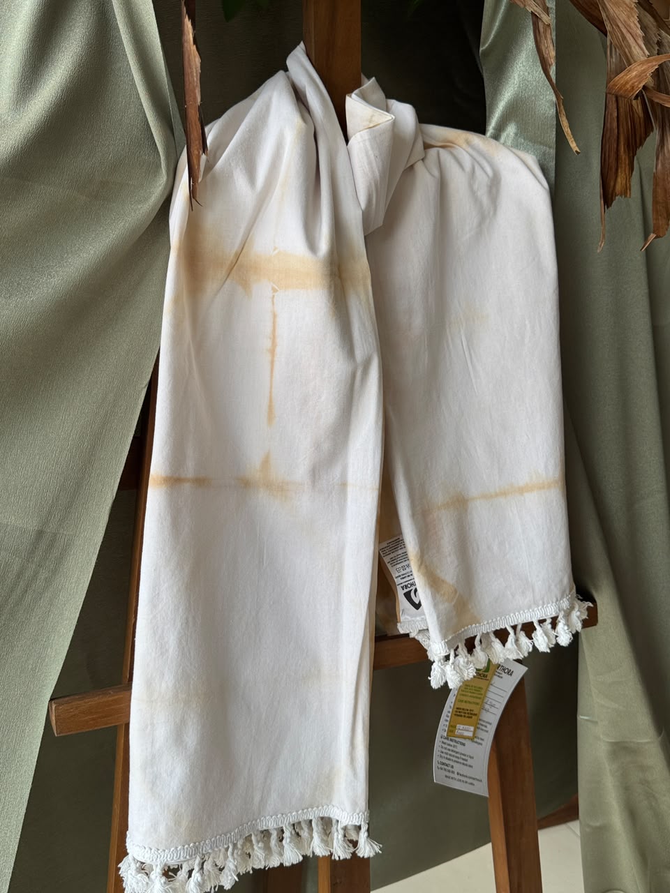 Earthora Pathagi Eco Tie & Dye Cotton Shawl
