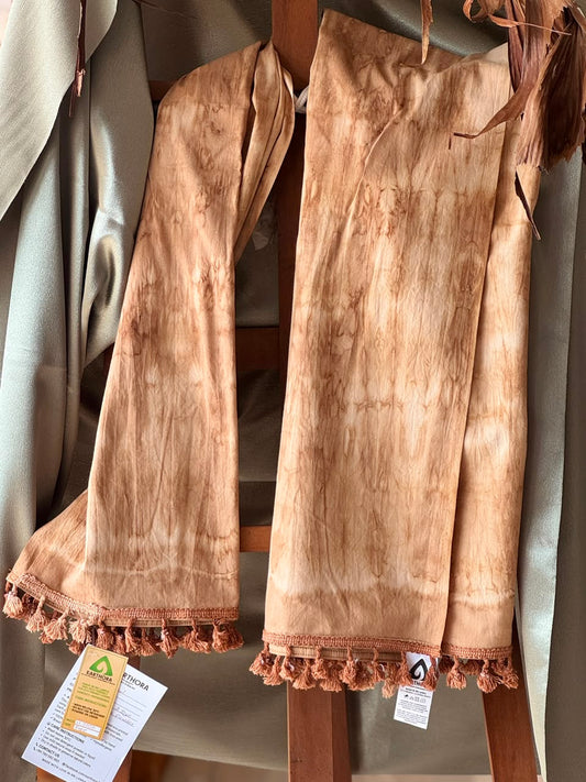 Tea Botanical Eco Tie & Dye Cotton Shawl