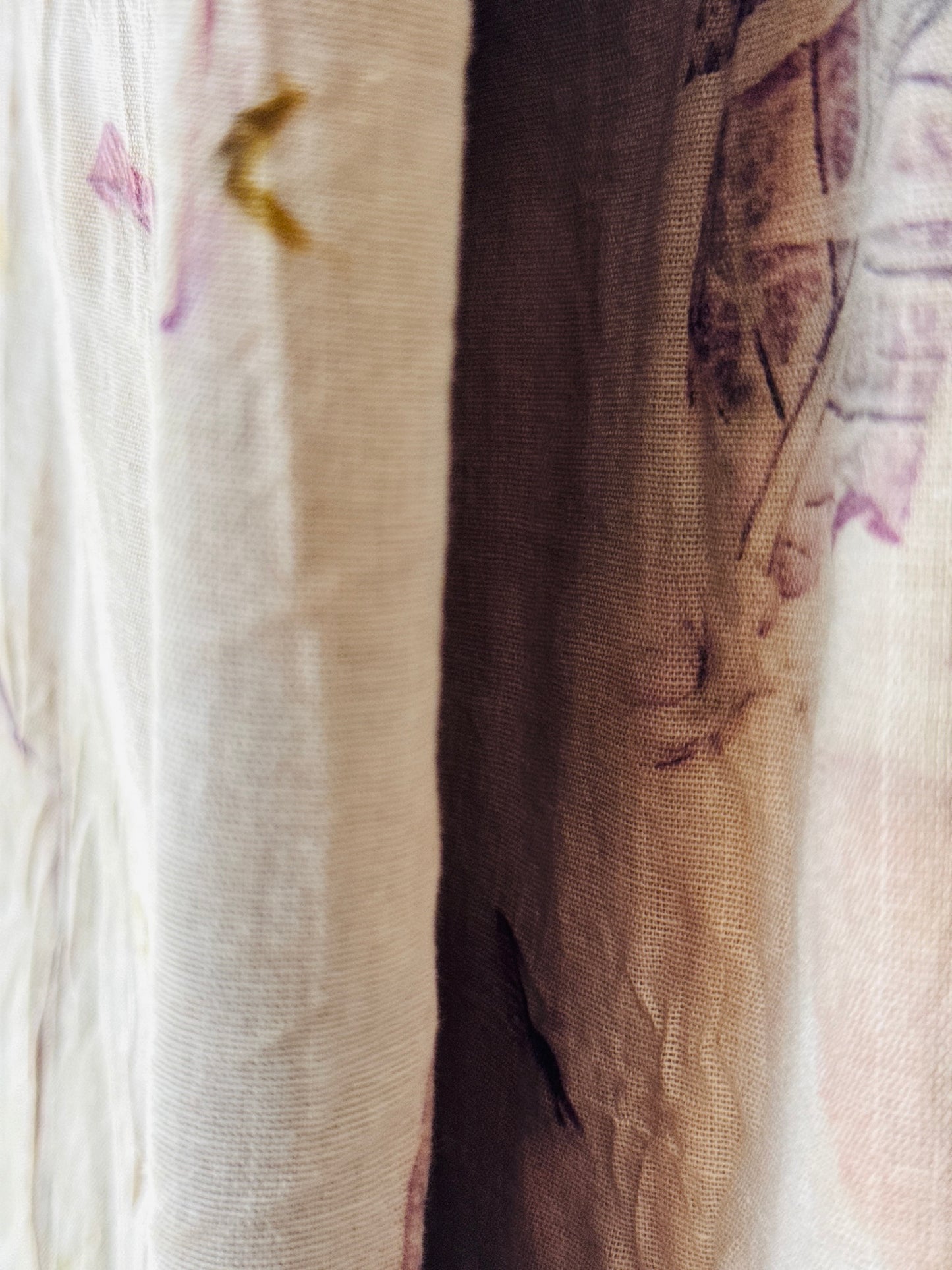 Earthora Eco-Printed Botanical Shawl | Handcrafted in Sri Lanka