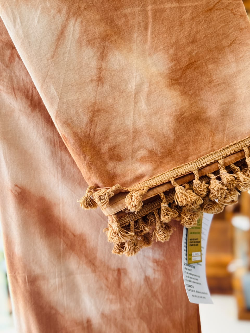 Mahoganee Handcrafted Eco Dying  Tie & Dye Shawl