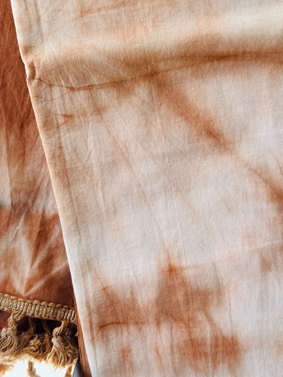 Mahoganee Handcrafted Eco Dying  Tie & Dye Shawl