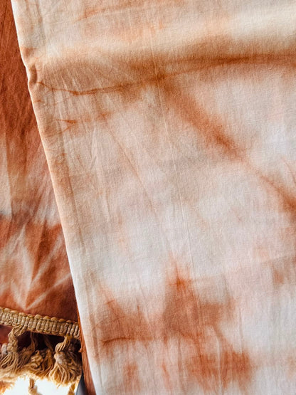 Mahoganee Handcrafted Eco Dying  Tie & Dye Shawl