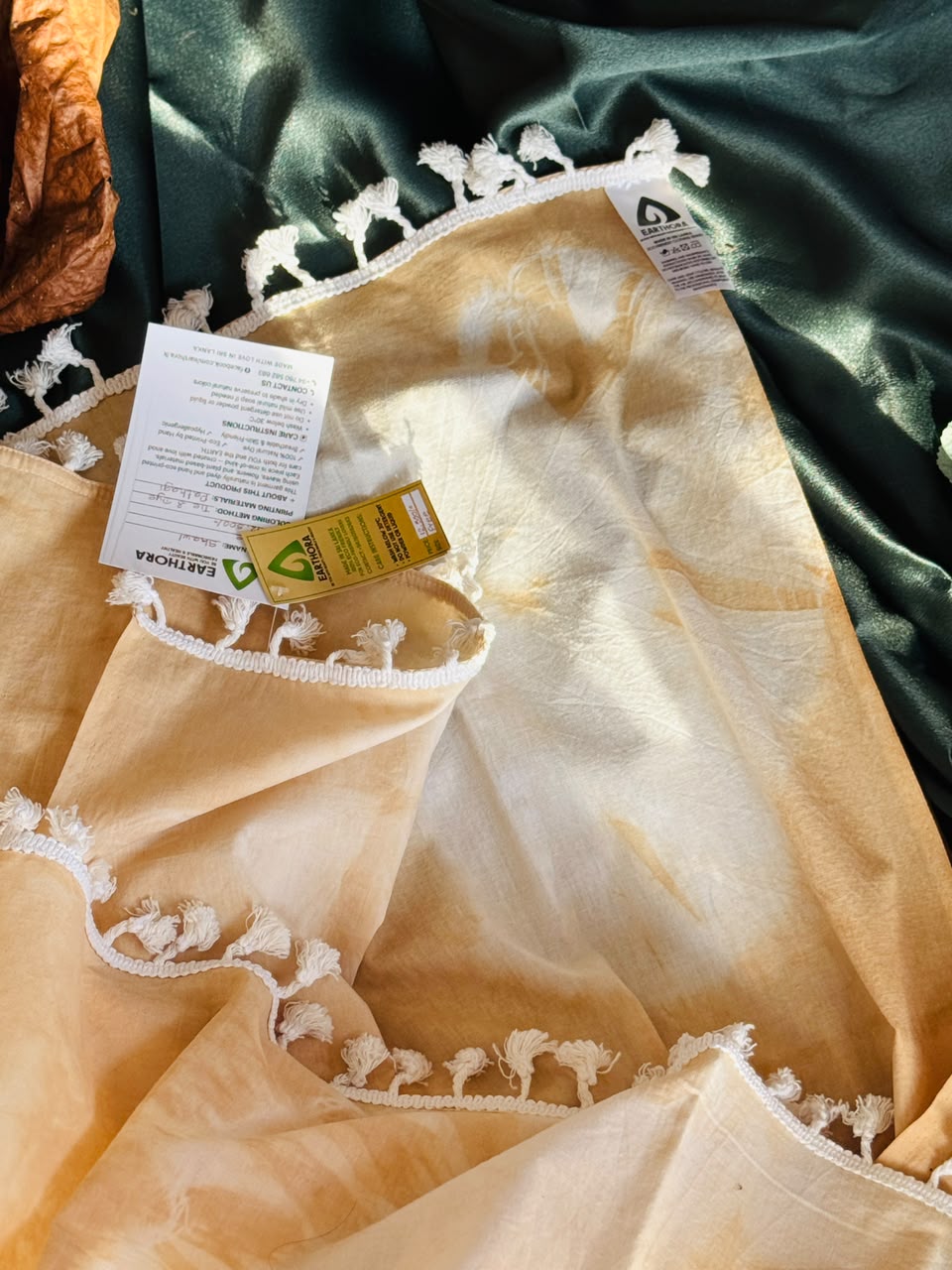 Earthora Pathagi Eco Tie & Dye Cotton Shawl