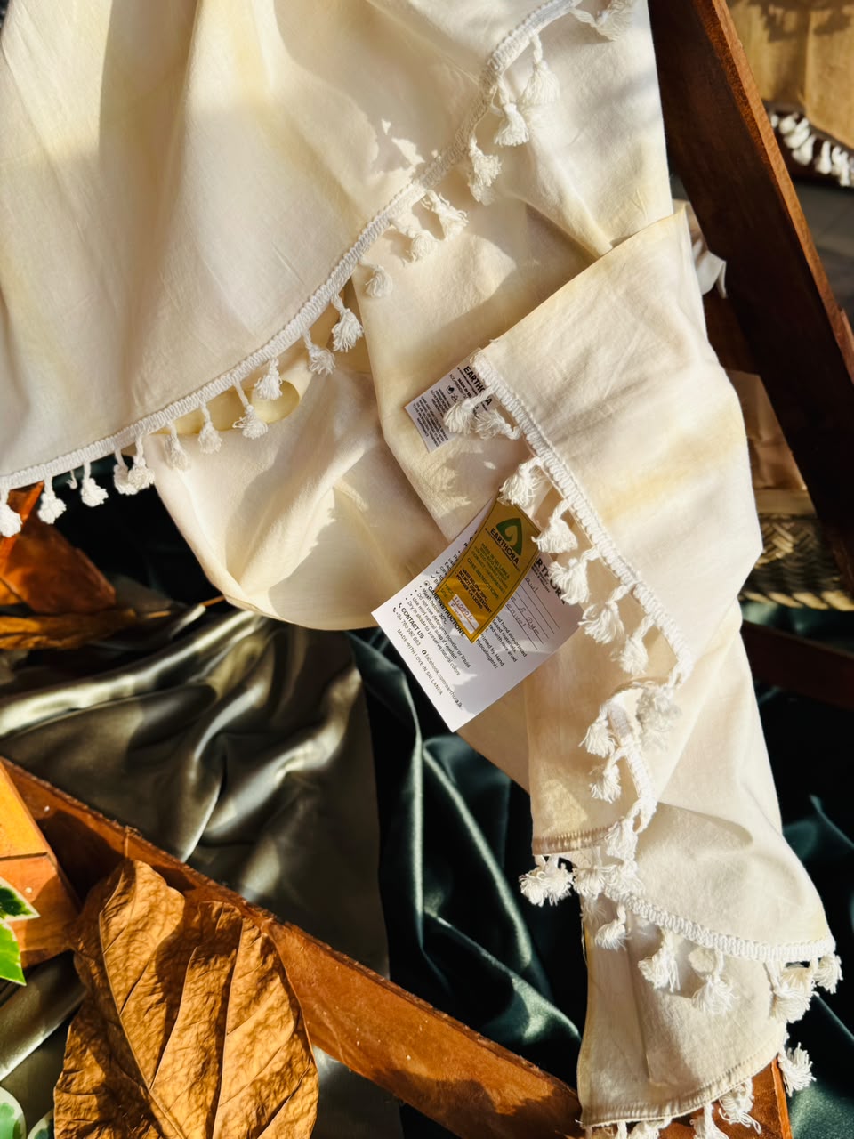 Earthora Venival Eco Tie & Dye Cotton Shawl