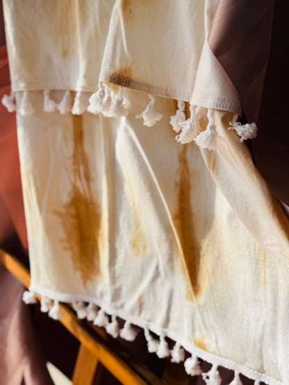 Earthora Neem Eco Tie & Dye Cotton Shawl
