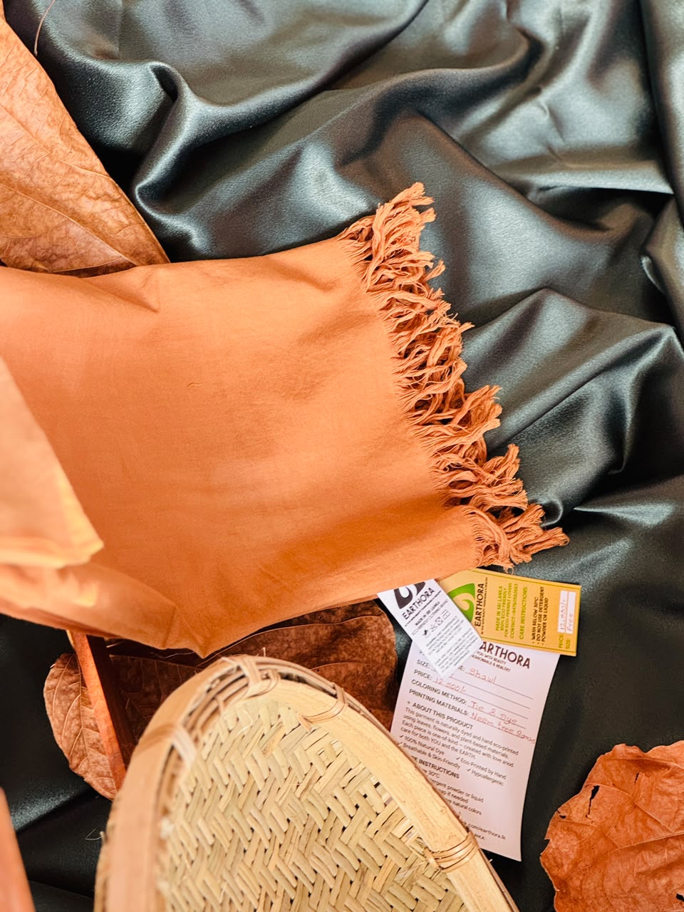 Earthora Neem Eco Tie & Dye Cotton Shawl