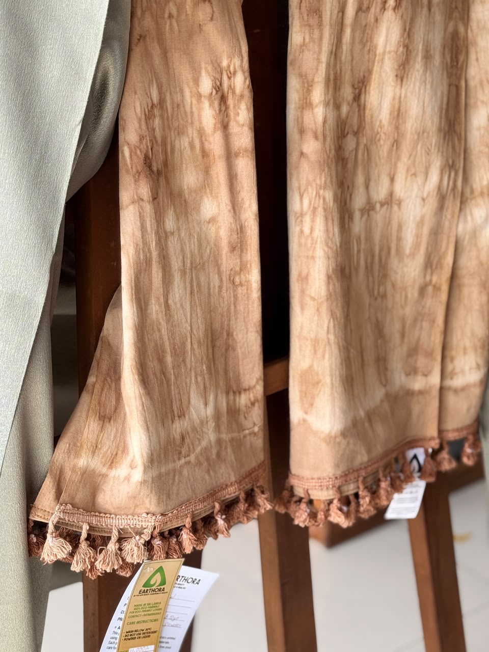 Tea Botanical Eco Tie & Dye Cotton Shawl