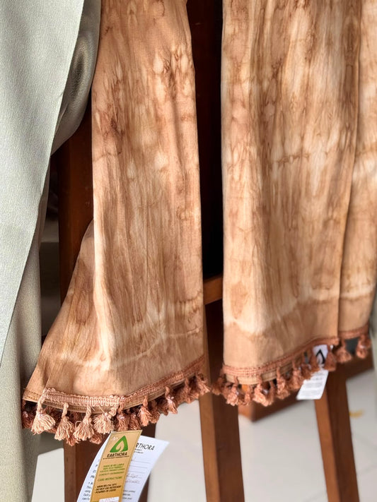 Tea Botanical Eco Tie & Dye Cotton Shawl