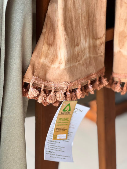 Tea Botanical Eco Tie & Dye Cotton Shawl