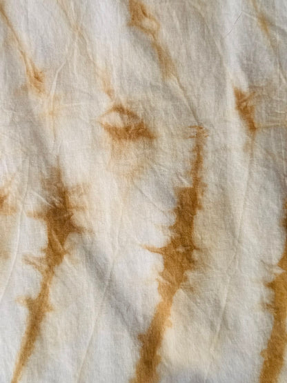 Earthora Handcrafted Eco Dying Tie & Dye Shawl (NEEM)