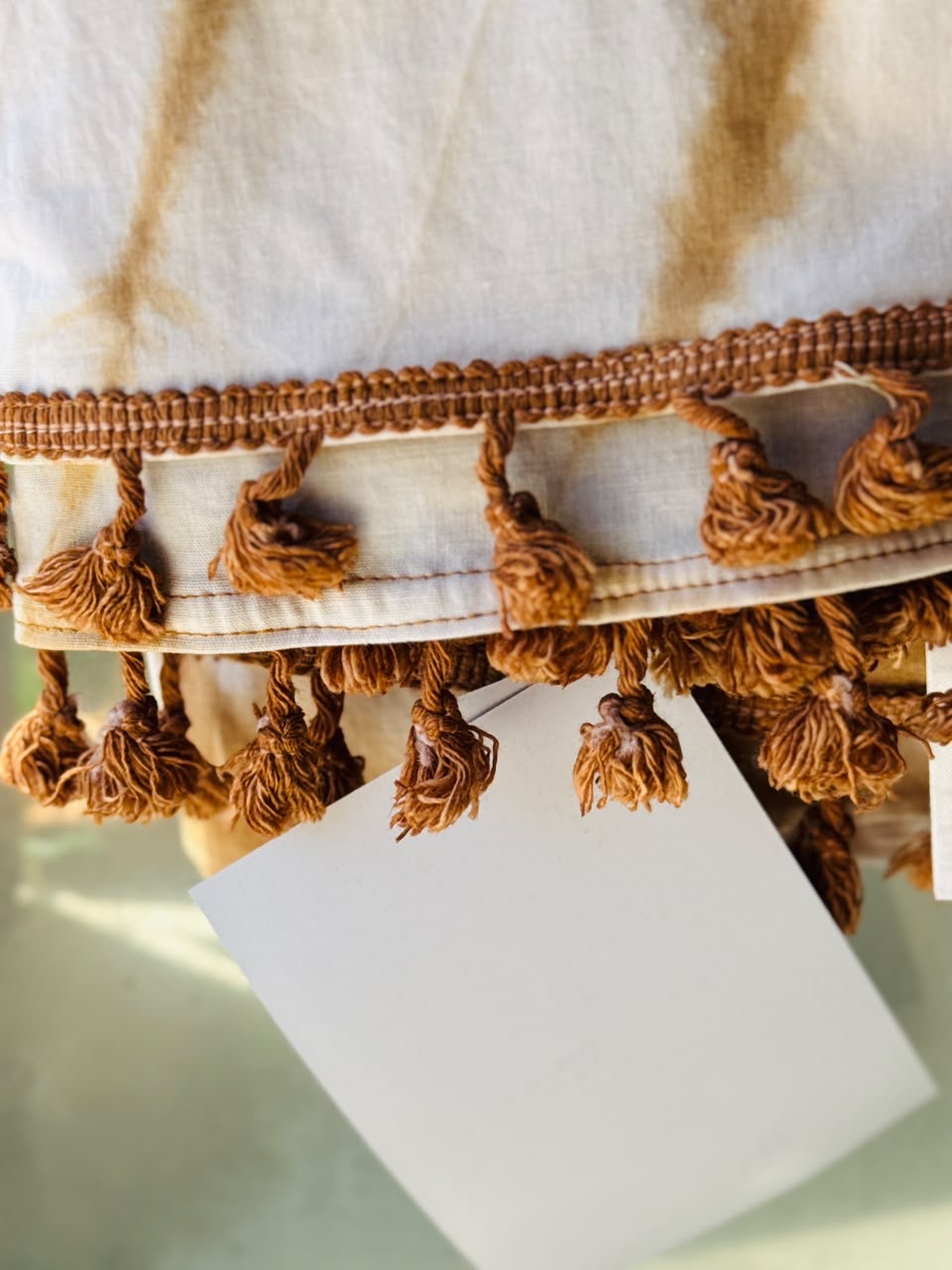 Earthora Handcrafted Eco Dying Tie & Dye Shawl (NEEM)